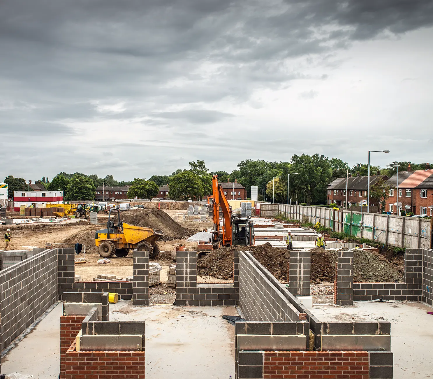 Commercial Groundworks and Footings excavation